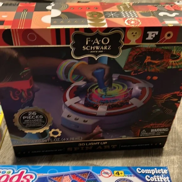 EUC girls crafts aquabeads beados spin art bracket making set - Picture 5 of 9